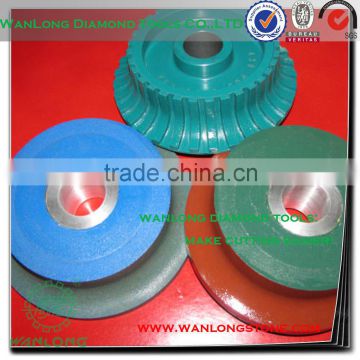 high quality china diamond bench grinding wheel for stone processing-diamond profile wheel for baslat