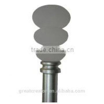 Frosted Ball Curtain Rods And Accessories, Window Treatment Hardware For Children's Room
