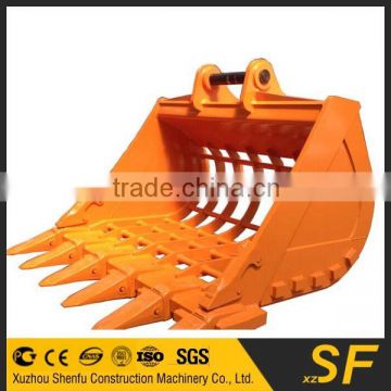 China Construction Machinery Parts supplier, Skeleton Bucket fit for 20T Excavator