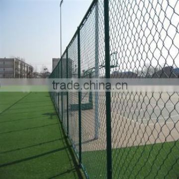 Hot dipped galvanized chain link wire mesh fence