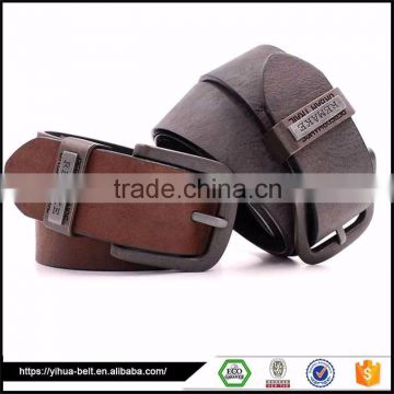 Hot sale Fashion Genuine man casual jeans leather belts manufacturer