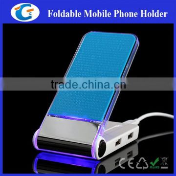Foldable Design Multiple Mobile Phone Holder With USB Hub GET-HM010