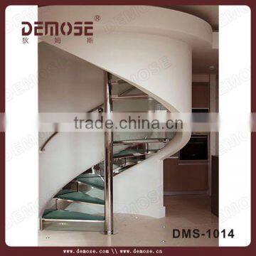 stairs design indoor stainless steel round stairs