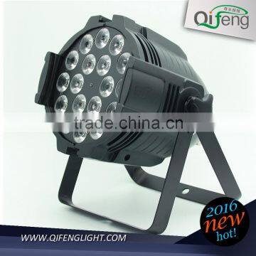 Hot Sale Design China factory 12x18W RGBWAUV 6in1 Flat Cob LED Slim Par Can light