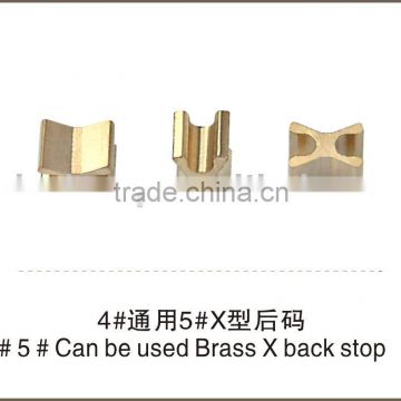 Brass X Bottom Stopper NO.4 /no.5 zipper garment accessories