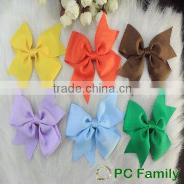 Hot sell colorful Hair Bow, wholesale baby girl hairbows