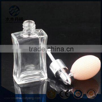 Fancy 30ml glass perfume bottle with airbag pump sprayer