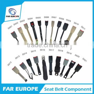 Safety belt component for seat