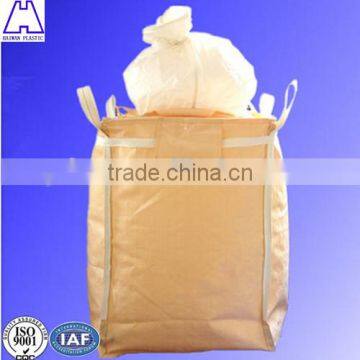 UV Treated Fabric container bag/beige u-panel bulk bag