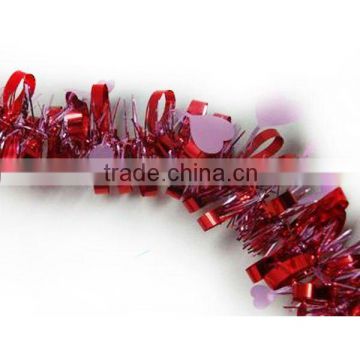Red and Pink Heart Tinsel For Valentine Decoration