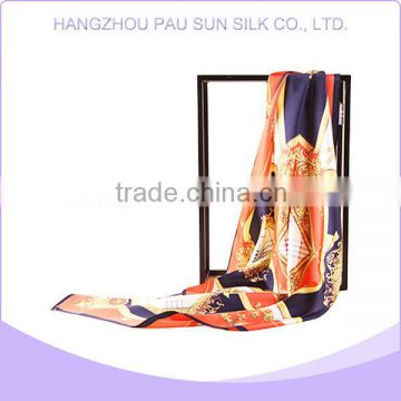 Wholesale mature ladies satin silk scarf