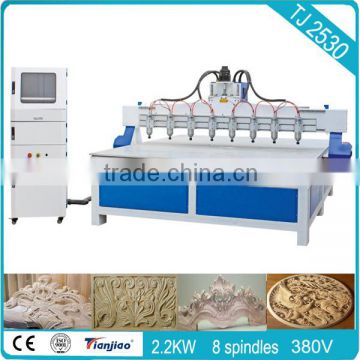 combination woodworking machines multi head cnc router