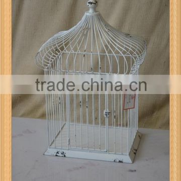 Decorative wrought iron bird cage
