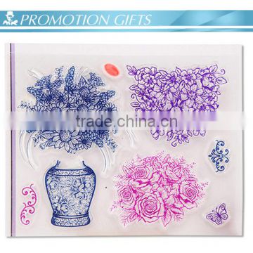 Zhejiang Cheapest Decorative Flower Rubber Stamp