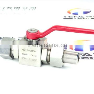 high pressure double weld end Ball Valve