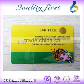 Free Sample ISO7816 IC Card for Charging System/ Credit IC Cards