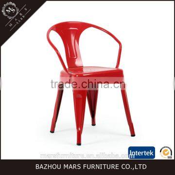 Metal furniture stack bar stool chair