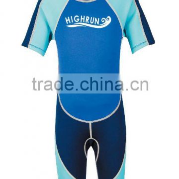 (Hot Selling)Children Neoprene Shorty Surfing Suit and wetsuit
