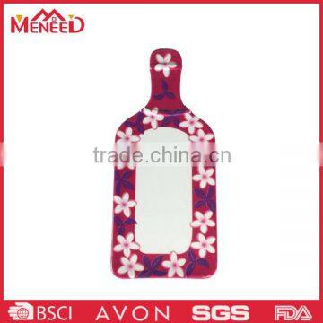 Wholesale cheap dinnerware flower decal kitchen gadgets melamine mincing board