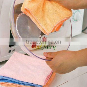 Lint free Microfiber cleaning cloth(kitchen,glass,screem)