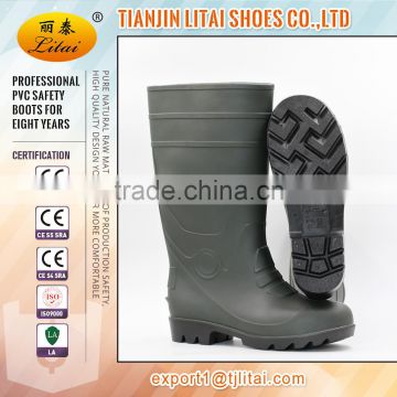 2017 HOT SALES pvc steel capped Safety Boots