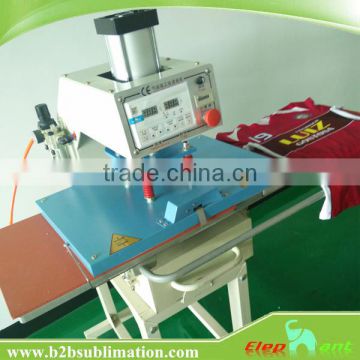 cheap automatic dual heat press printing machine