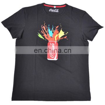 hot sale black printing t shirt