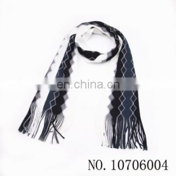 Diamond knitting scarf a tall man online wholesale