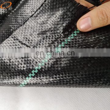 Weed control fabric mat rubber