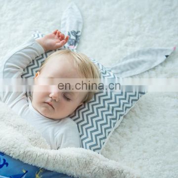 Baby pillow 100% cotton fabric baby pillow flat head 30*37cm