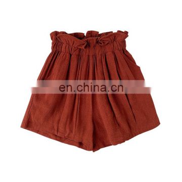 6969/Summer bud waist baby girls hot selling shorts thin casual loose pants for 1-6years girls
