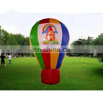 5m Tall Outdoor Advertising Inflatable Ground Balloon Hot Air Balloon For Event Decoration on Sale