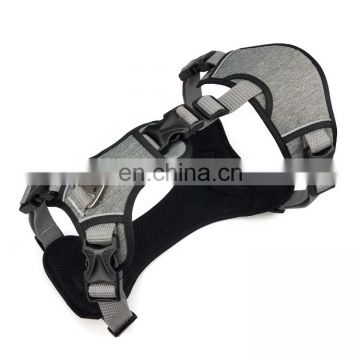 Factory supply customizable  dog harness OEM dog harness Reflective outdoor harness