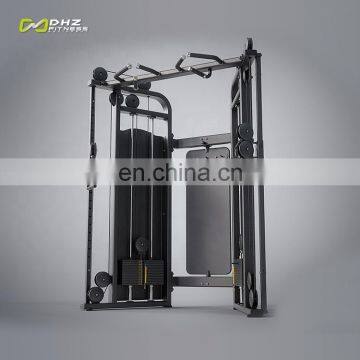 DHZ Fitness Gym Equipment E1017 Dual Adjustable Pulley Body Fit Multi Functional Trainer