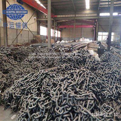 54mm marine studlink anchor chain studless anchor chain factory