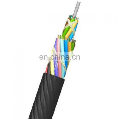 Mini size micro single mode duct fiber optic cable with 12-144 cores