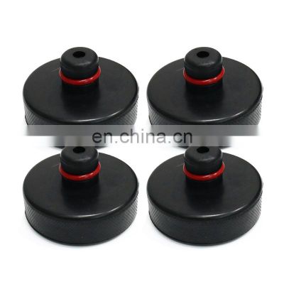 Black Rubber Jack Lift Point Pad Adapter Jack Pad Tool Chassis Jack Car Styling Accessories For Tesla