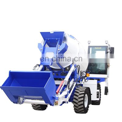 2 cubic meters truck mounted Self-loading concrete mixer truck price