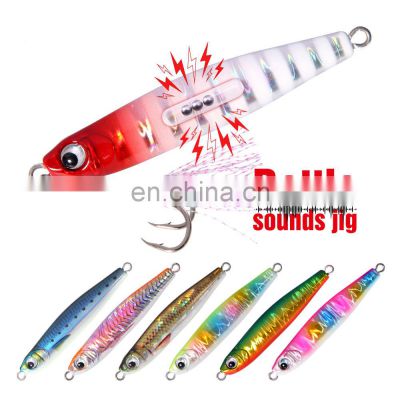 New design 35g 60g 80g Slow Jigging Lures Lead Fish With Double Hooks Japan Quality Slow Jigs Saltwater Fishing Lure