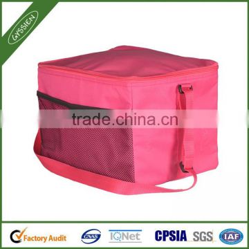 2014 Perfect insulating effect mesh pink/custom insulated cake cooler bag,cake cooler bag