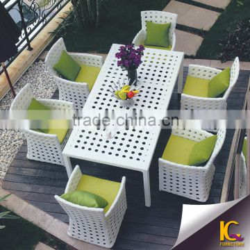 High quality on sale cheap modern outdoor table and chair dining set