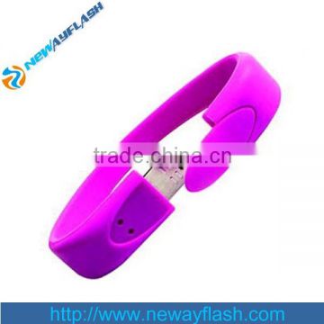 Cheap silicone usb flash drive bracelets