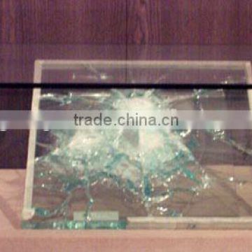 bullet proof/anti-bullet glass /safe glass with CE,CCC certificate for sale