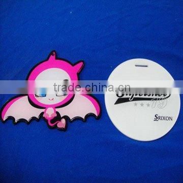Acrylic round hand tag plate