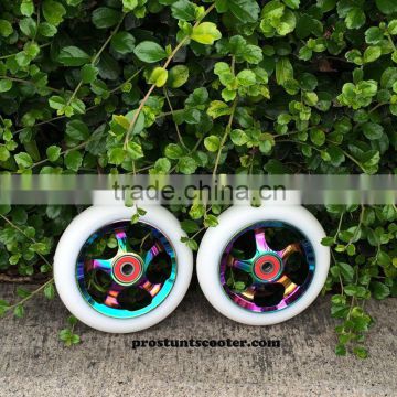 Where to Buy Neo Chrome Scooter Wheels Rainbow Scooter Wheels Oil Slick Wheels