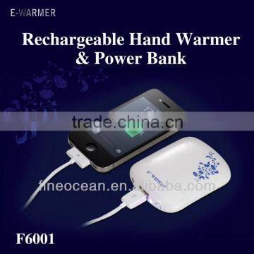 Hand Warmer Portable Rechargeable Power Bank F6001