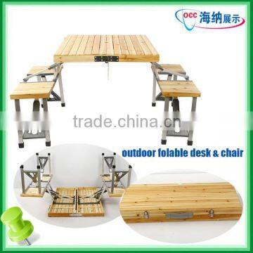 Outdoor Foldable Desk & Chair