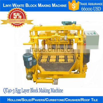 equipment from china for the small business,QT40-3 lightweight movable concrete block making machine
