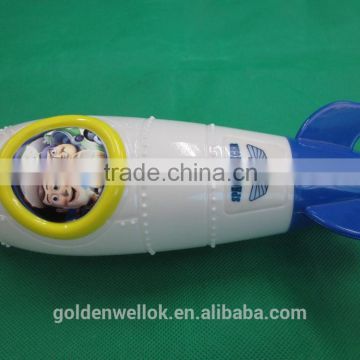 plastic bottle water fda with bpa free rocket shape water bottle