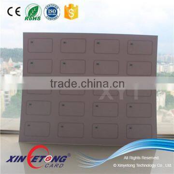 Ntag216 RFID Plastic PVC Sheet Inlay For Smart Card Making